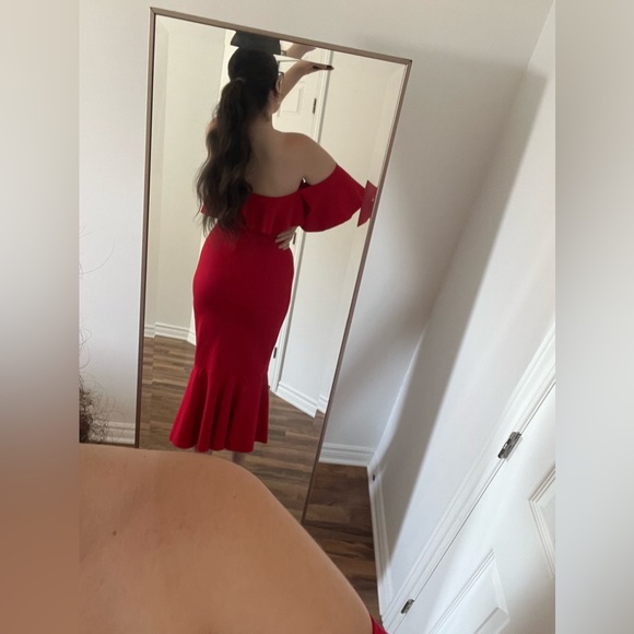 Red Dress from 1861 Boutique Montreal. Size:M. - Picture 4 of 4
